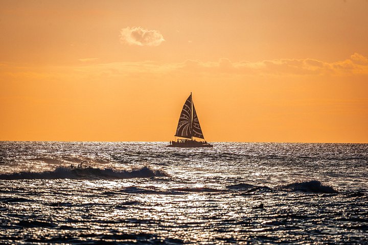 Waikiki Sunset Cocktail Sail on the Moana Catamaran, photo 2 of 10