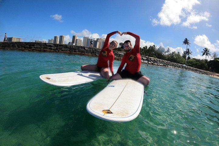 Family, Private and Group Surf Lessons with Waikiki Courtesy Shuttle, photo 8 of 10