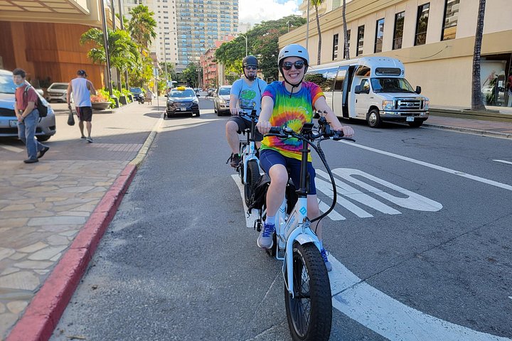 Electric Bike Ride and Diamond Head Hike Tour, photo 9 of 10