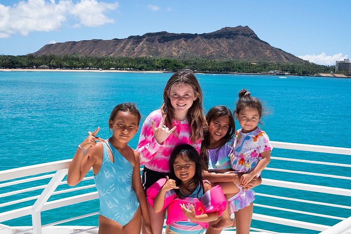 Waikiki Sunset Cruise: 2-Hour Catamaran and Swim Adventure, photo 6 of 10