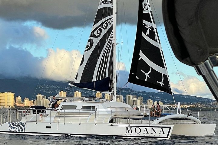 Waikiki Sunset Cocktail Sail on the Moana Catamaran, photo 5 of 10