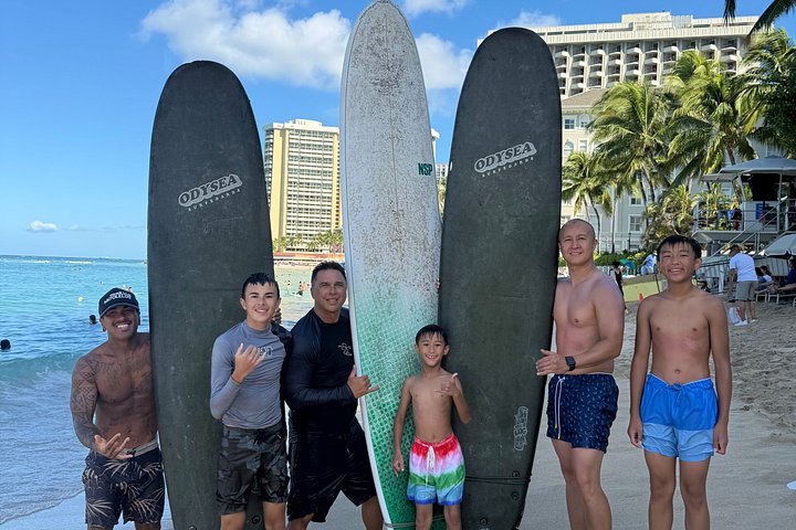Surfing Lessons in Waikiki with Hawaii Firefighters, photo 7 of 10