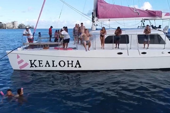 Waikiki Sunset Cruise: 2-Hour Catamaran and Swim Adventure, photo 7 of 10